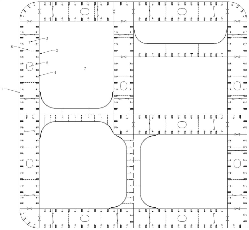 Anti-collision device for stand column oil tank in semi-submersible production platform