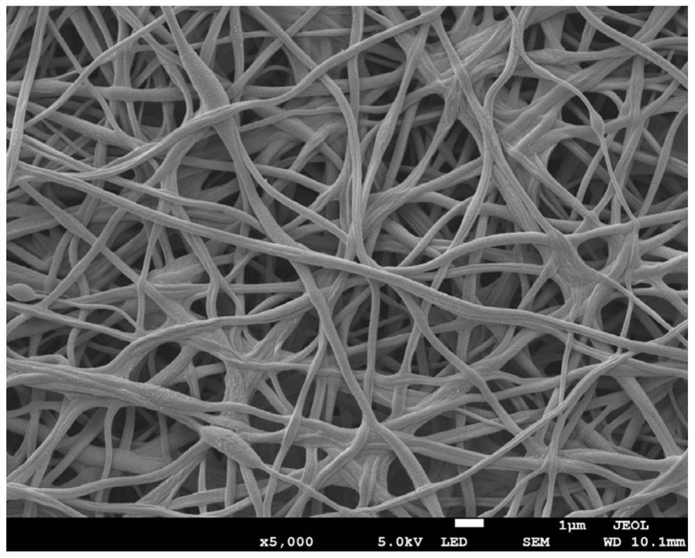 Ceramic fiber membrane, preparation method and application thereof