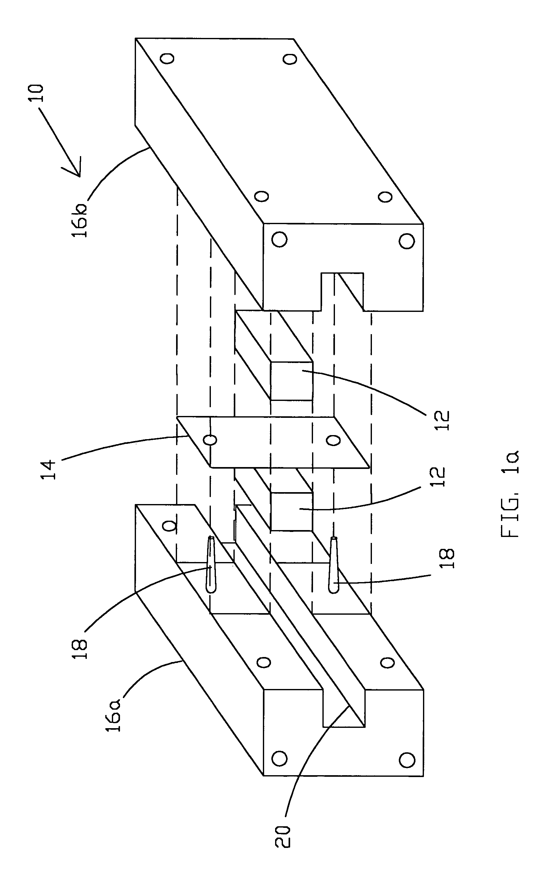 Evanescent waveguide apparatus and method for measurement of dielectric constant