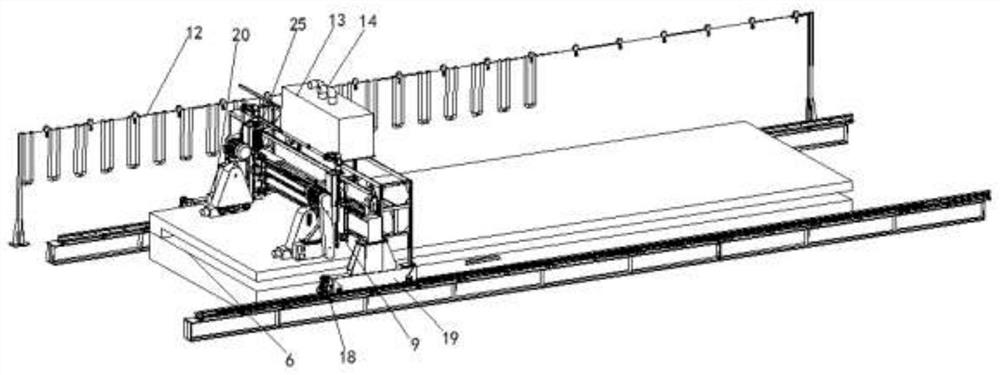 An industrial template grinding machine