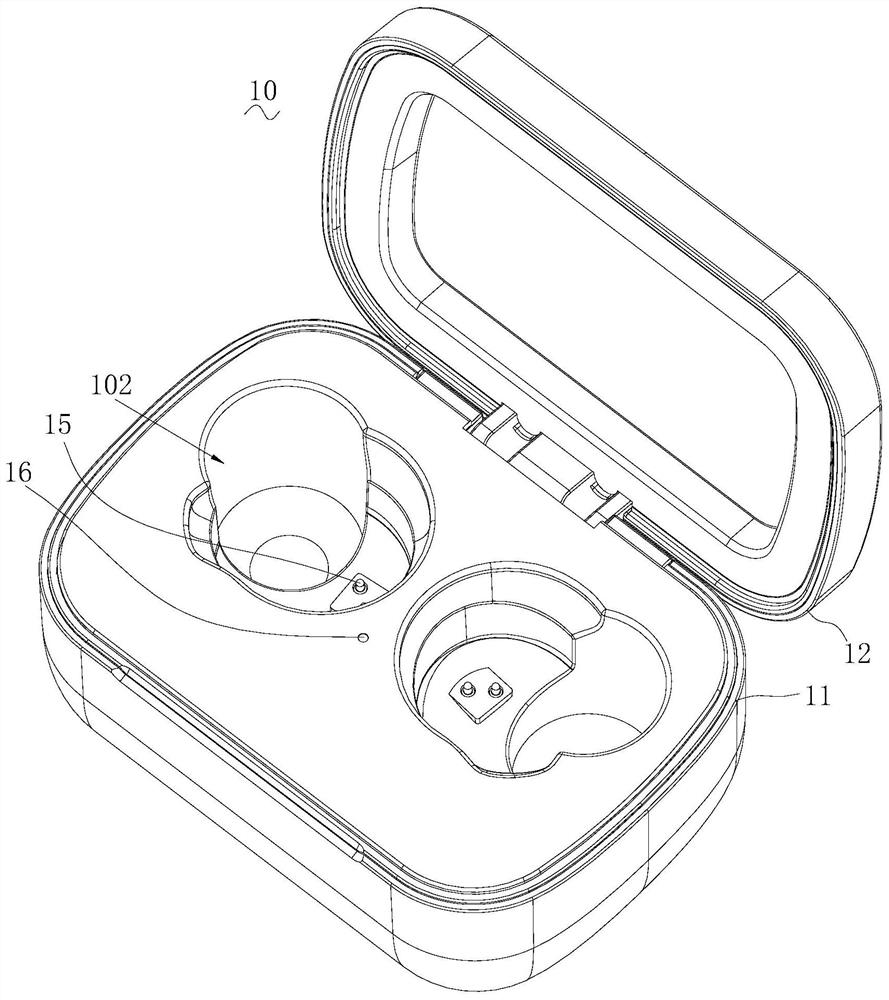 Charging box and earphone charging system