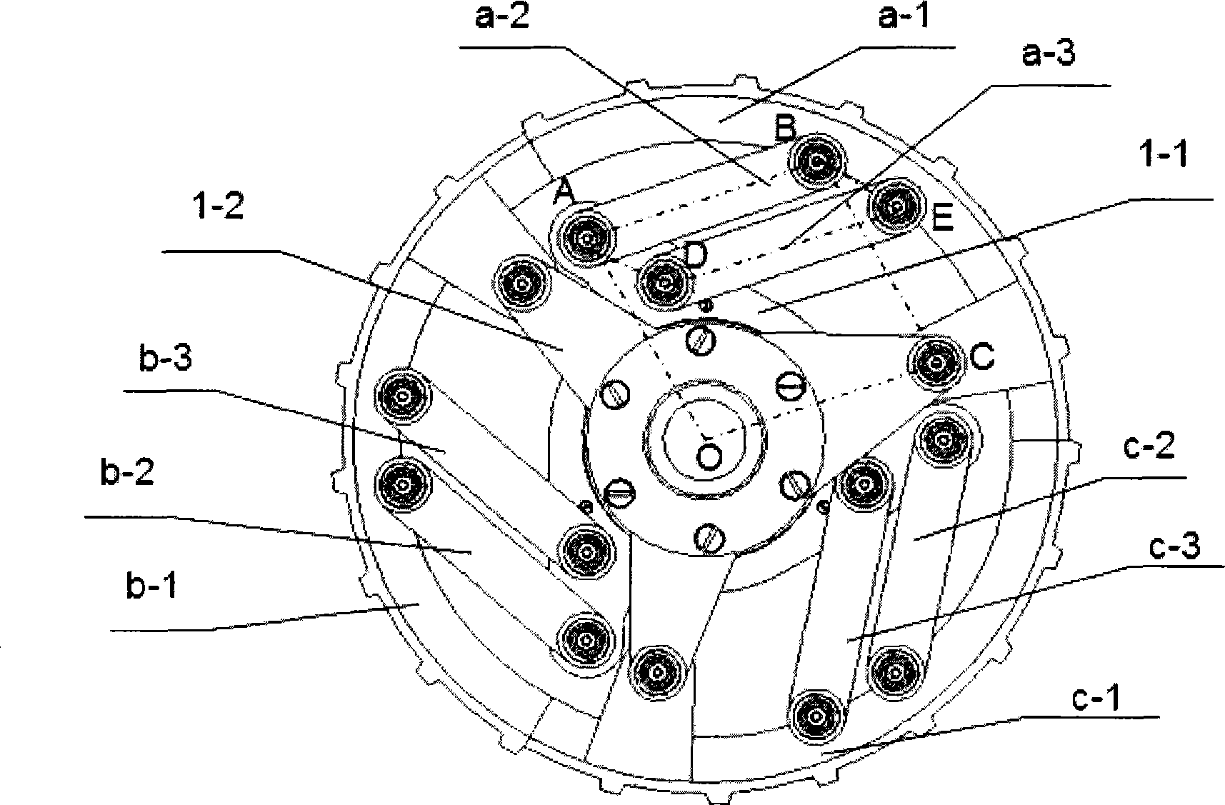 Portable moving device with wheel-leg hybrid advancing function