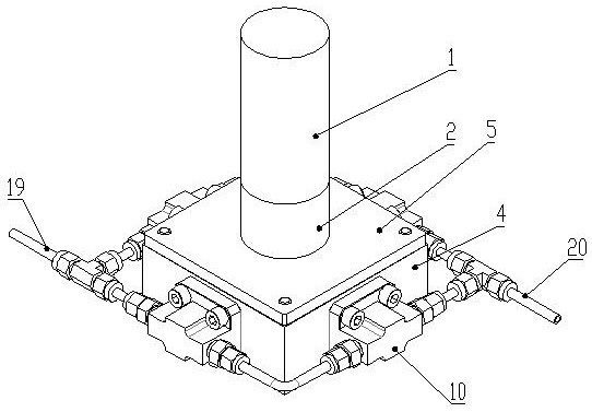 Gas supercharging device