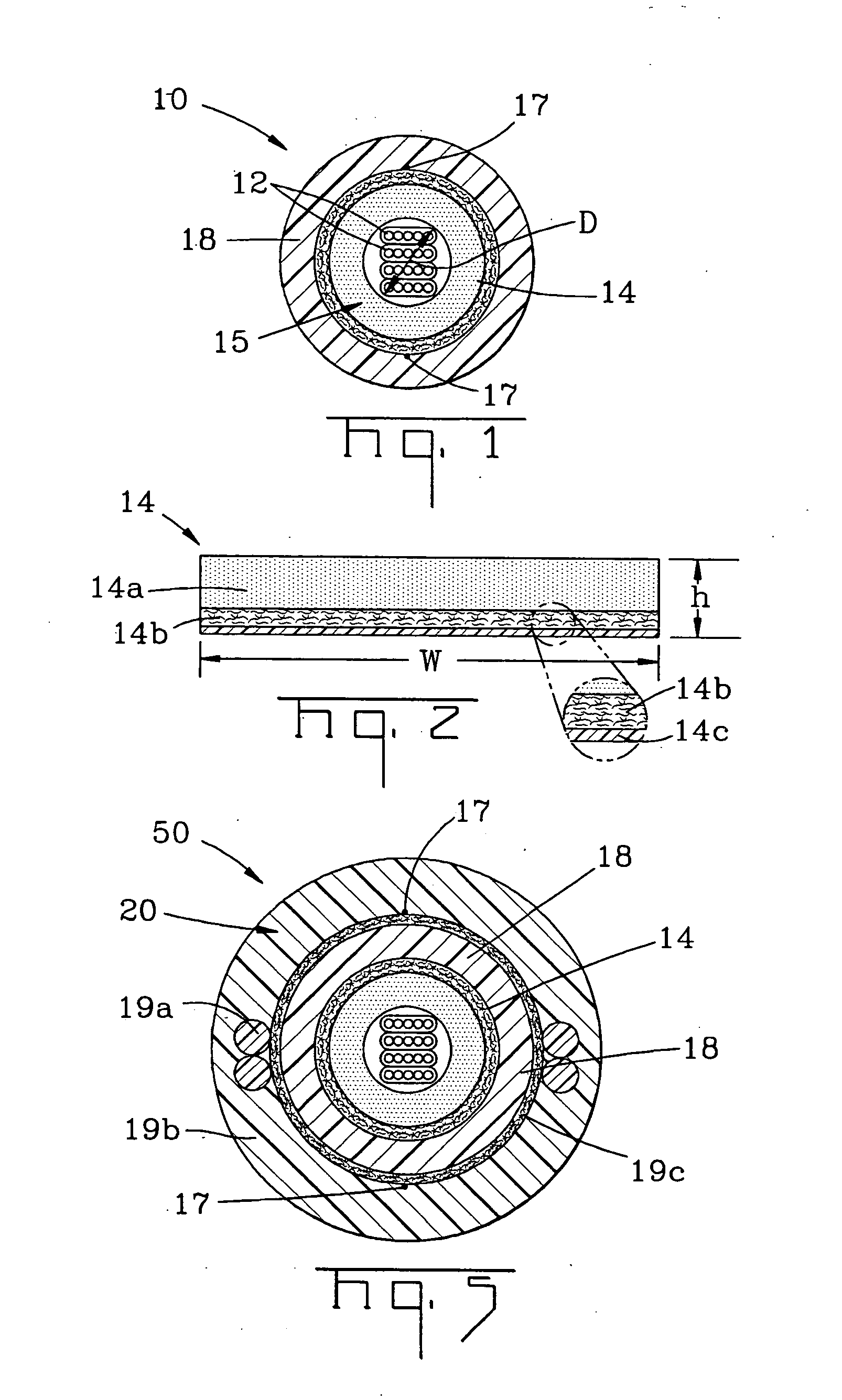 Optical tube assembly having a dry insert and methods of making the same
