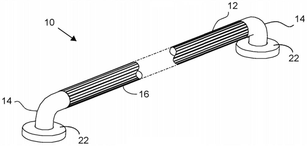 Handrail rod