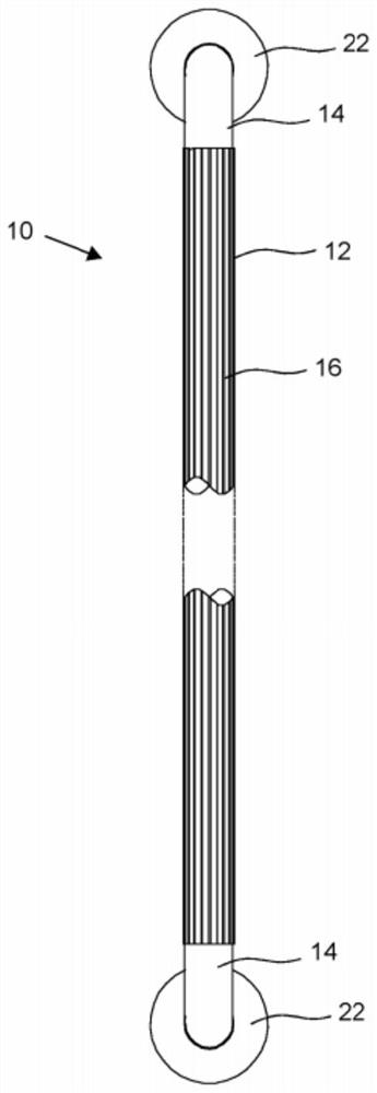 Handrail rod