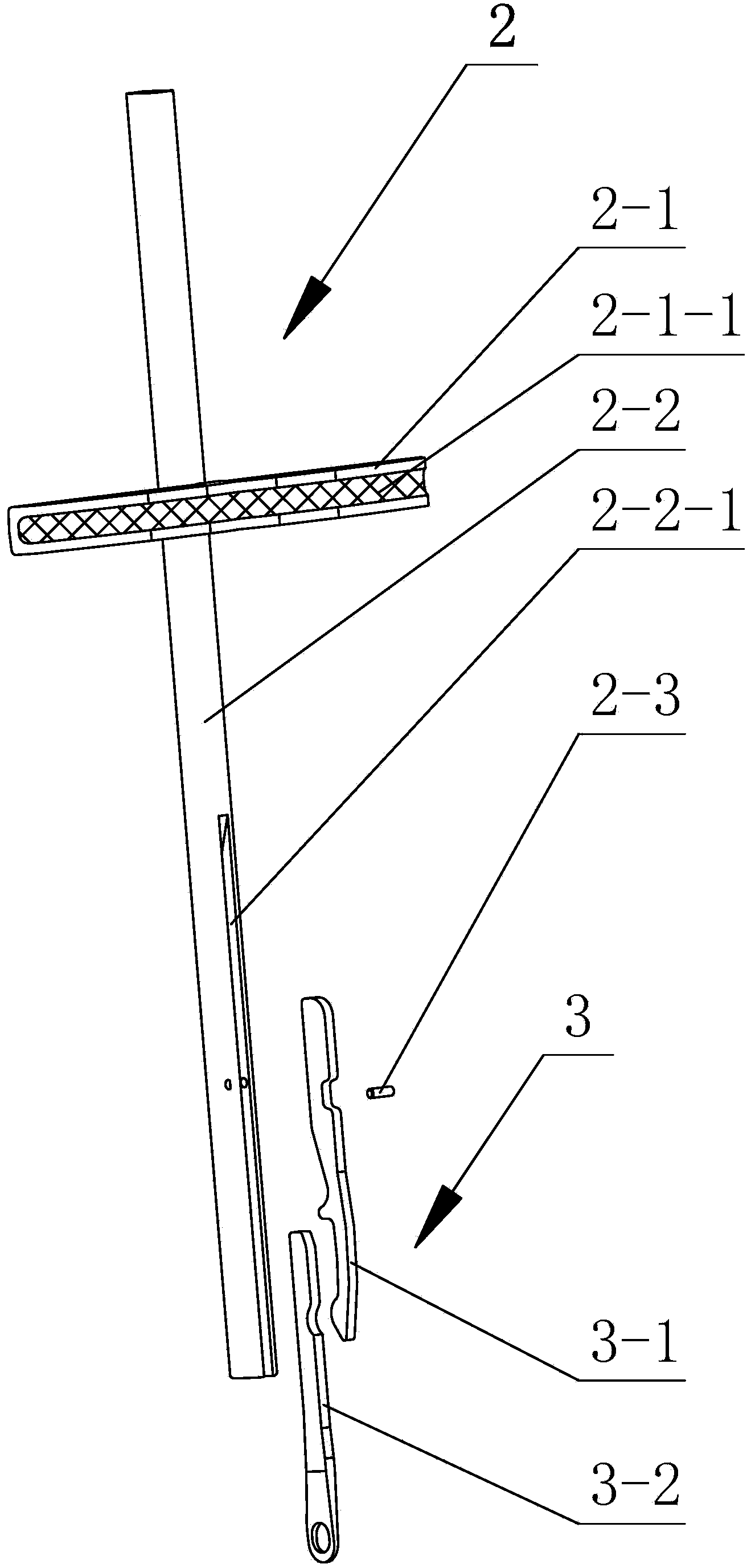 Steel wire guide bar jacquard needle device, and assembling tool and method thereof