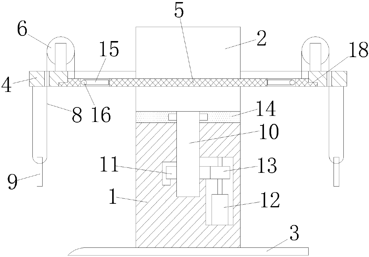 Double-layer two-parking-space three-dimensional parking device