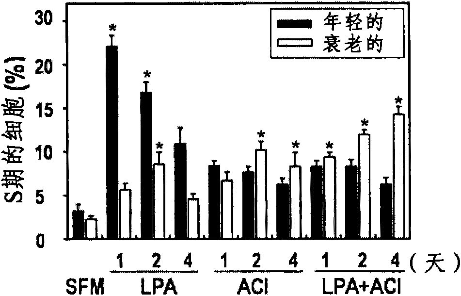 A composition for regulation cellular senescence comprising lysophosphatidic acid and inhibitor of adenylyl cyclase as active ingredients