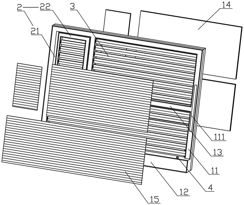 A glass curtain wall structure and its installation method