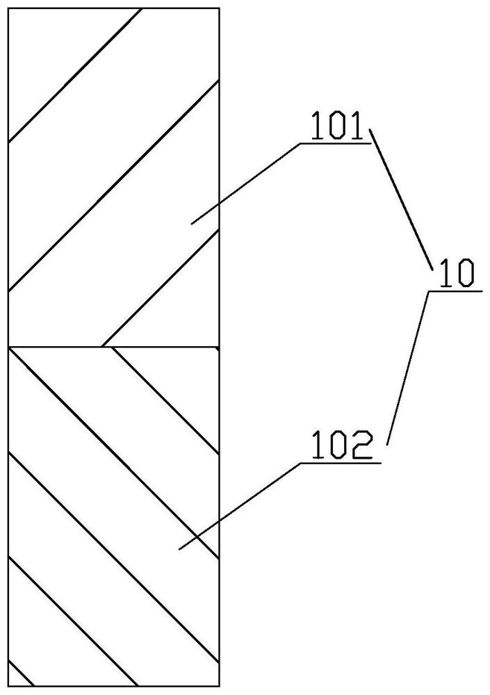 A glass curtain wall structure and its installation method