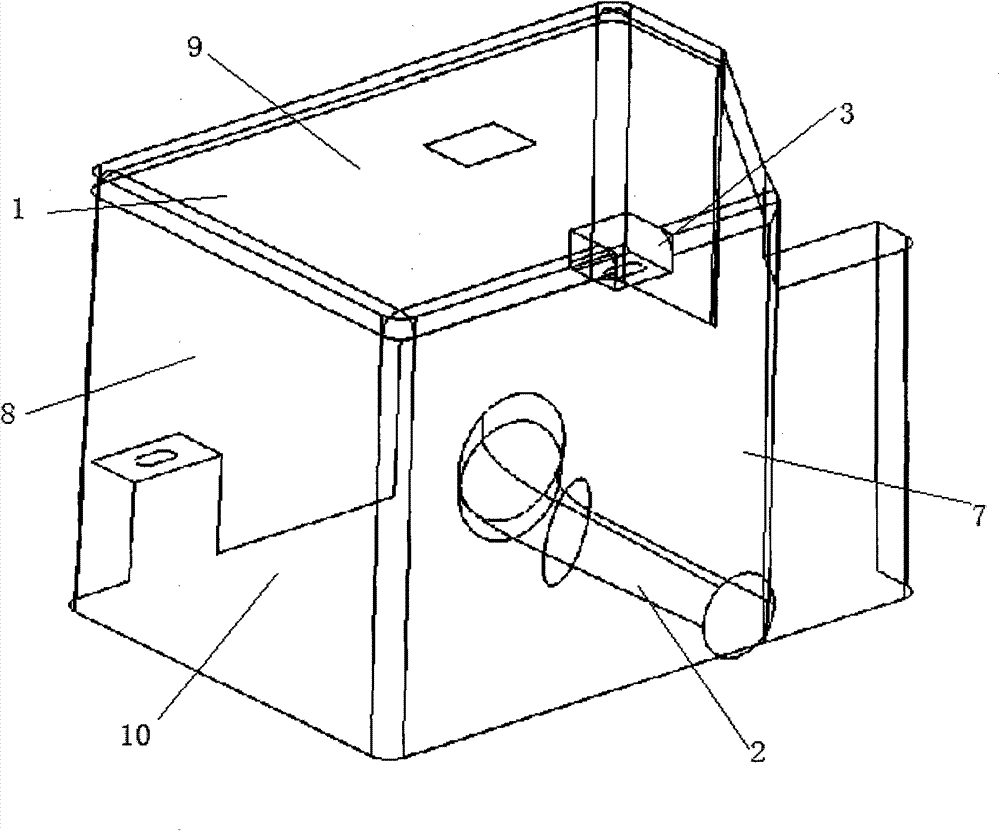 Storage battery heat shield