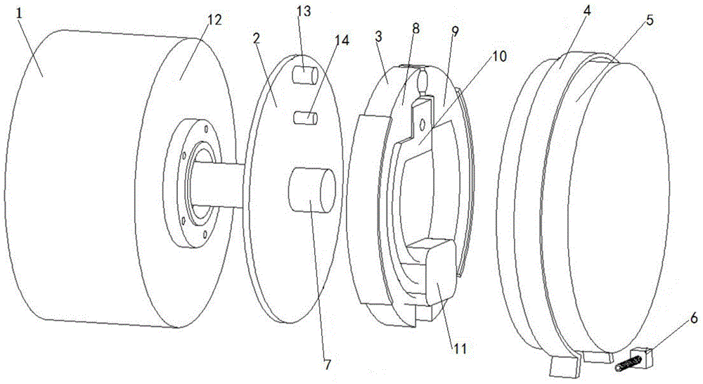 Composite anti-lock brake system for electric automobile and brake control method