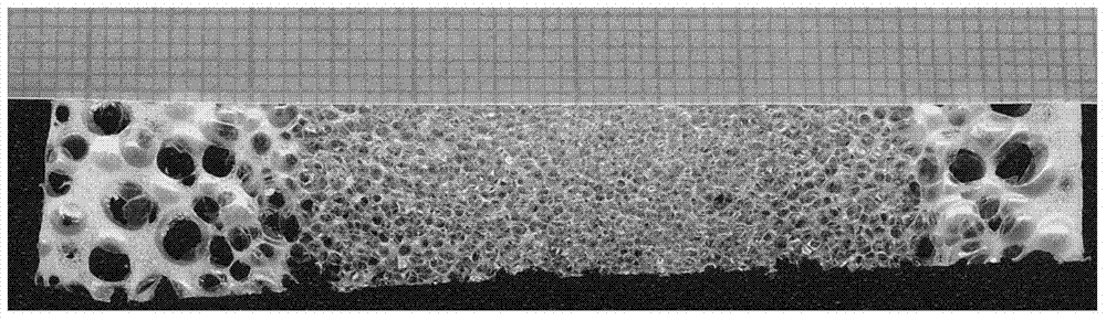 Foam material based on suspended polyvinyl chloride resin and preparation method thereof