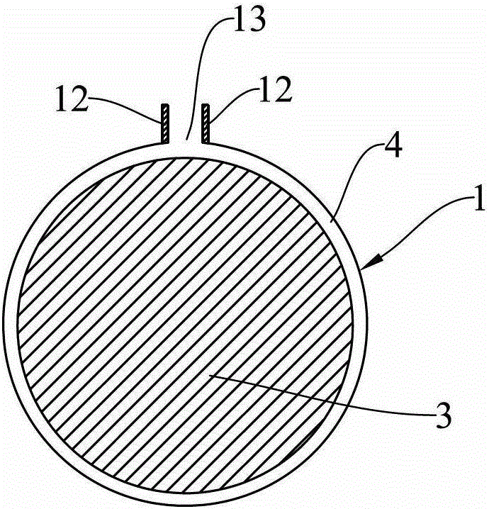 A guide wheel coating mold for a silicon wafer cutting machine