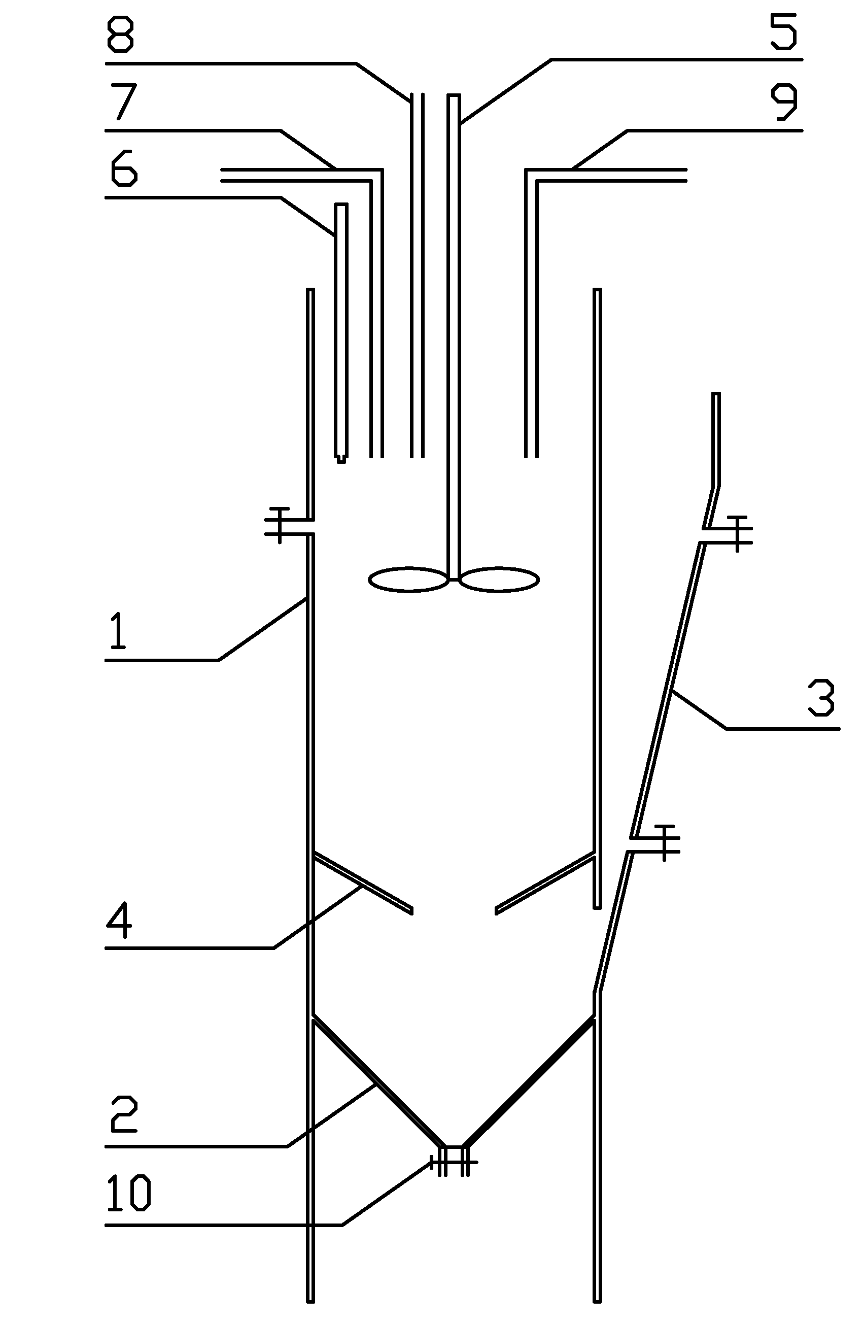 Continuous flow reactor and method of using the same for treating nitrogen and phosphorus-containing wastewater