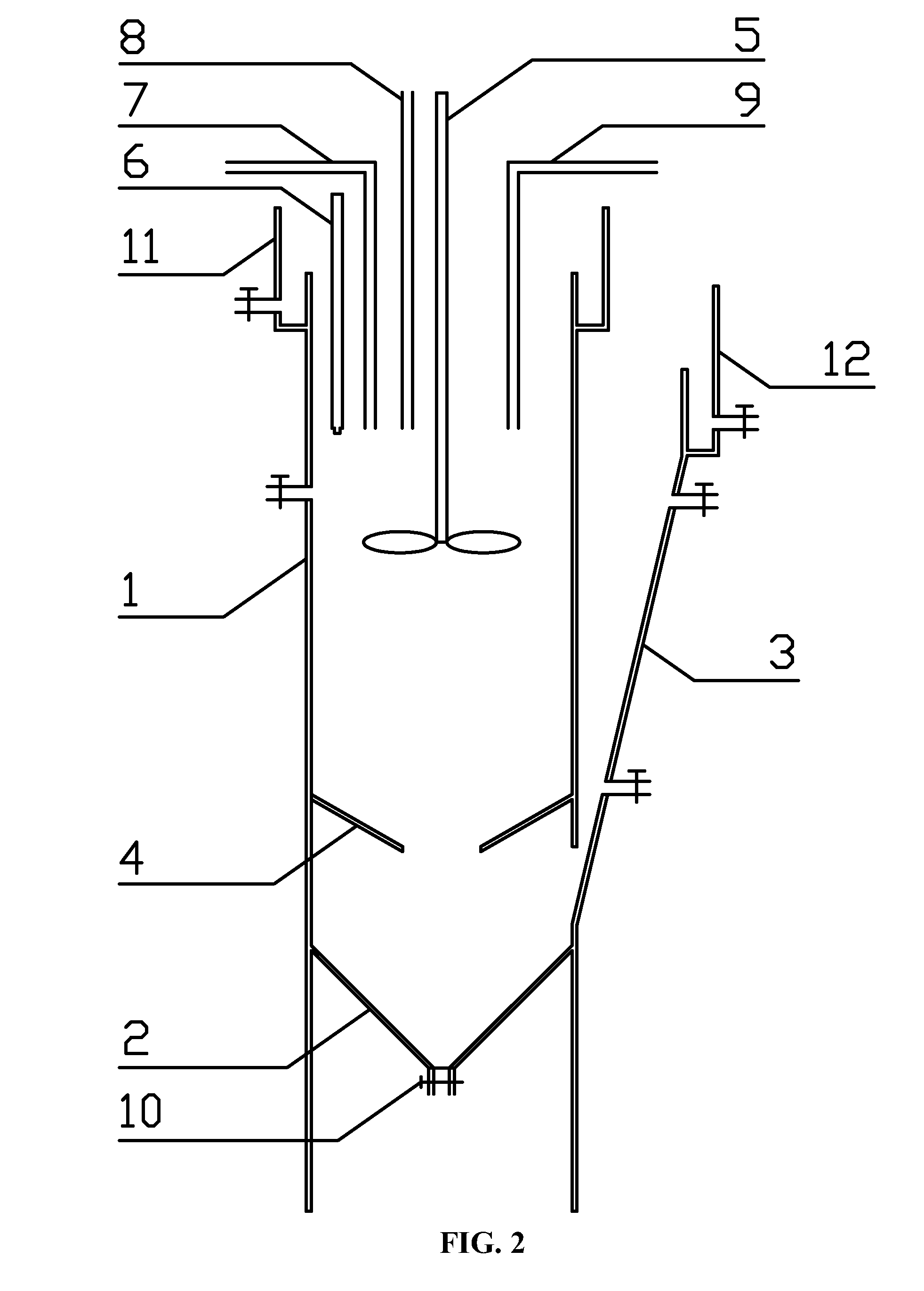 Continuous flow reactor and method of using the same for treating nitrogen and phosphorus-containing wastewater