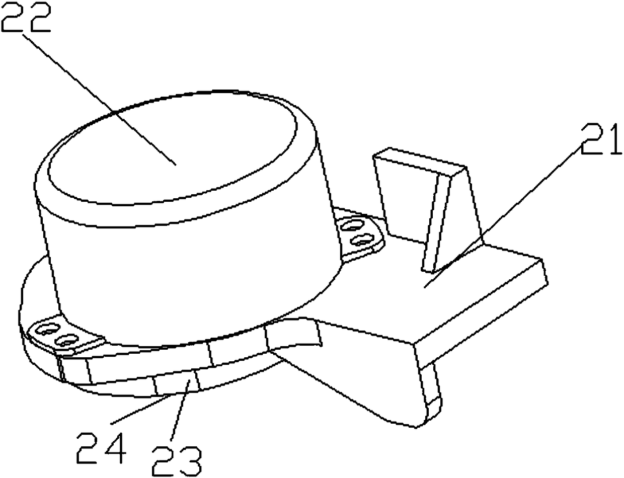 A pickup device for mahjong tiles in a shuffling bucket