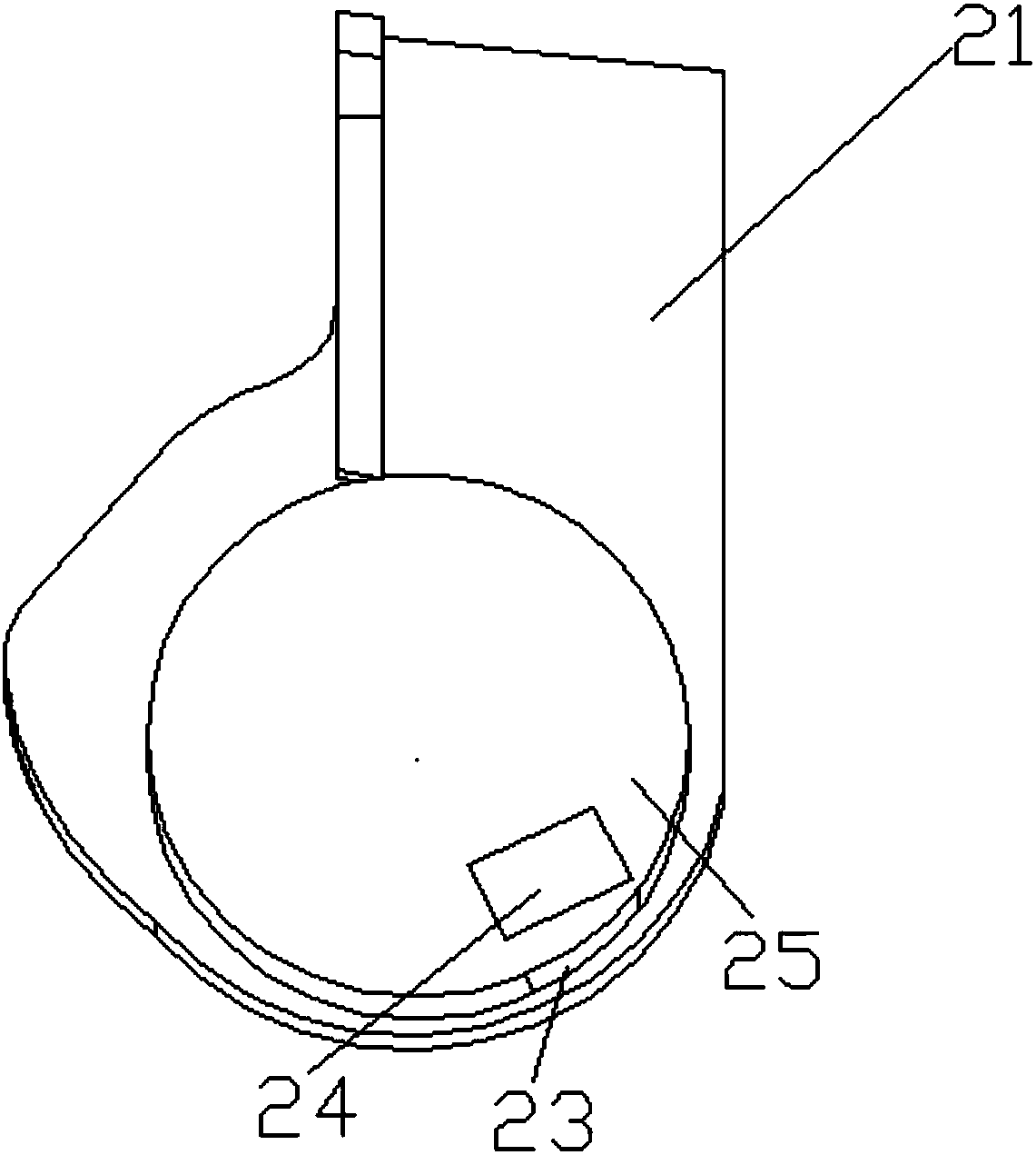 A pickup device for mahjong tiles in a shuffling bucket