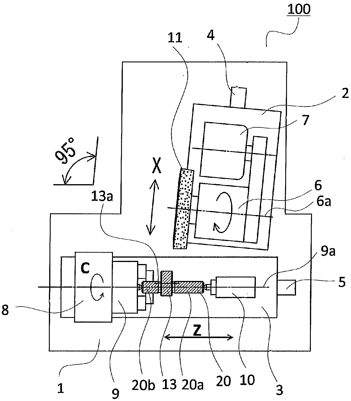 Grinding method and grinding device