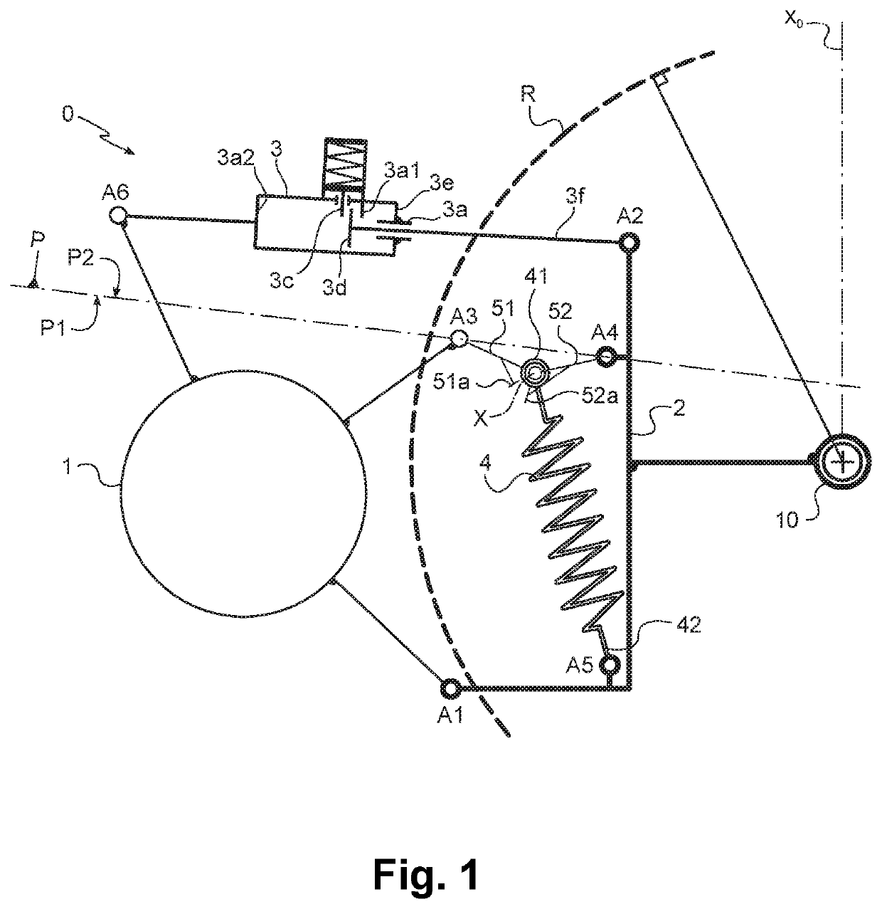 Lockable wheel actuator disengagement system on an aircraft landing gear