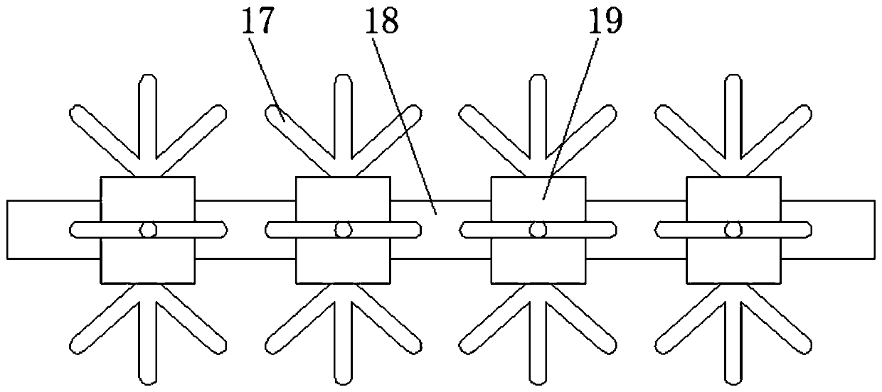 An automatic deburring device for Rosa japonica