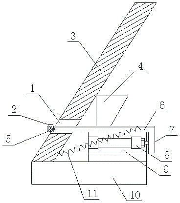 Feeding mechanism for air cylinder bending equipment