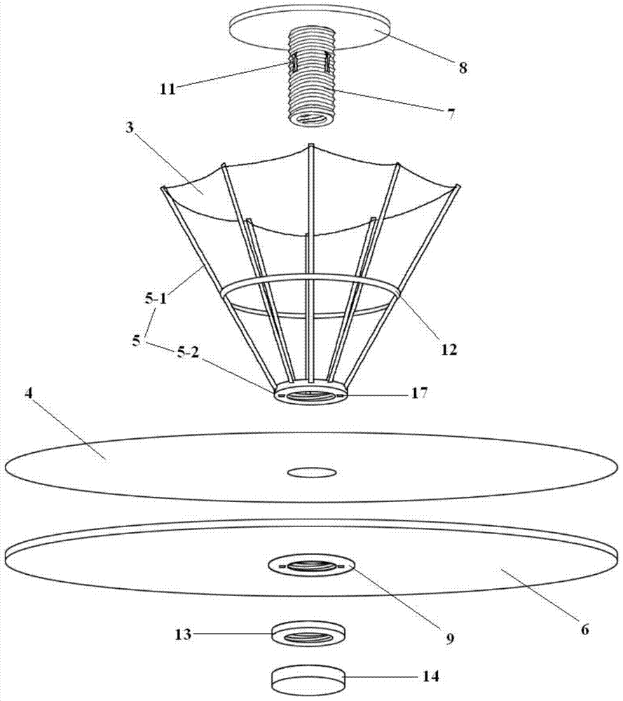 A device for repairing skull base defects