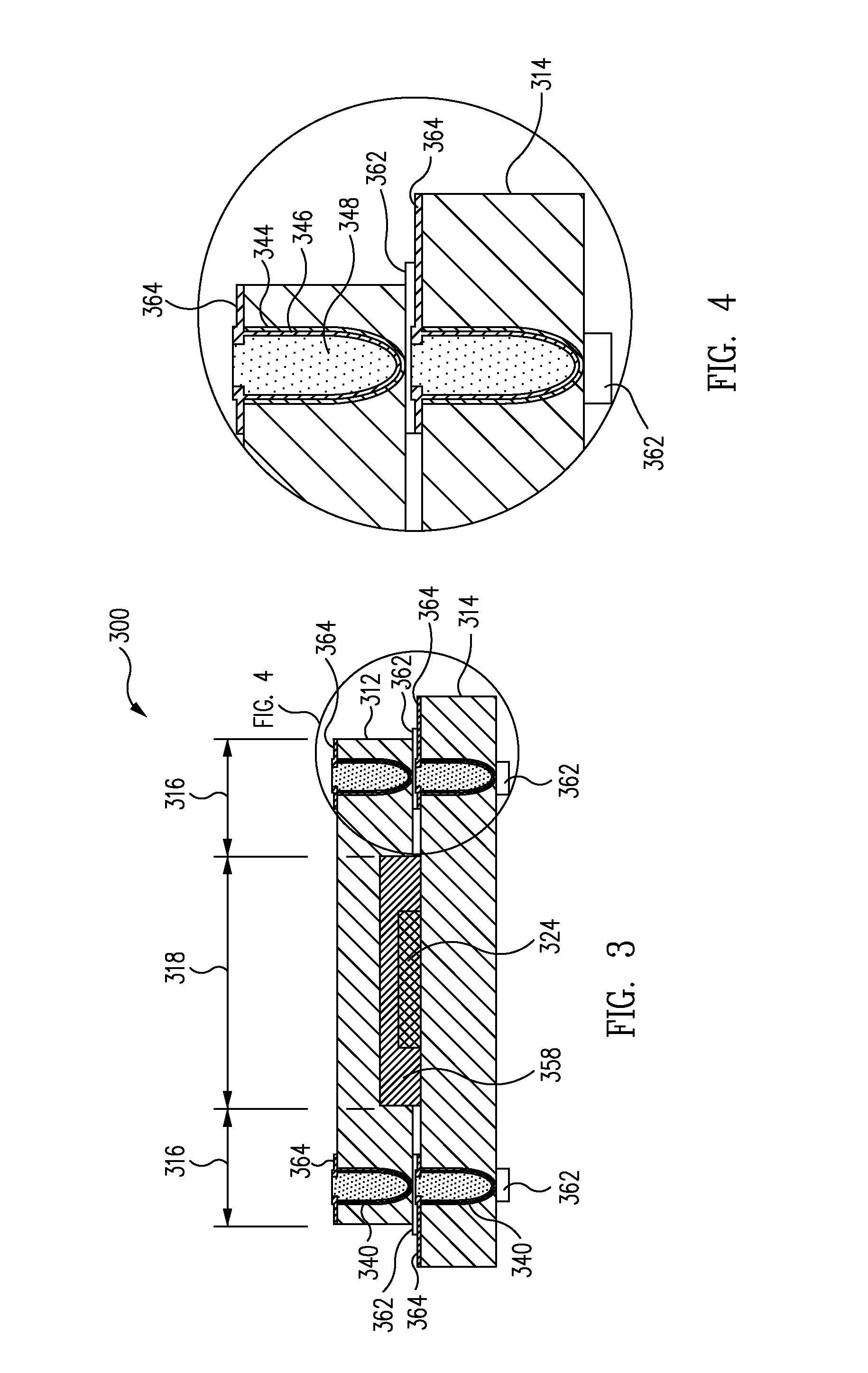 Making electrical components in handle wafers of integrated circuit packages