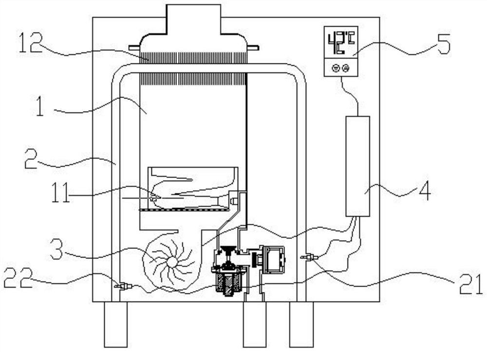 A method for controlling a gas water heater