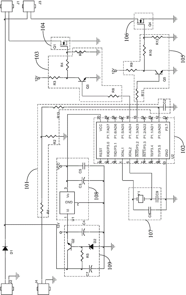 LED driving circuit with adjustable color temperature