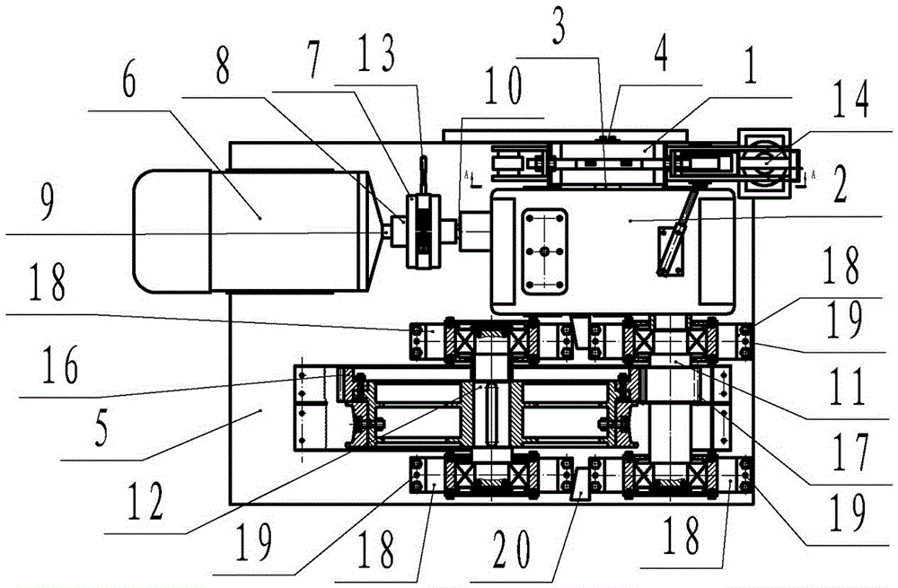 Assembling process of stepless rope continuous tractor winch assembly