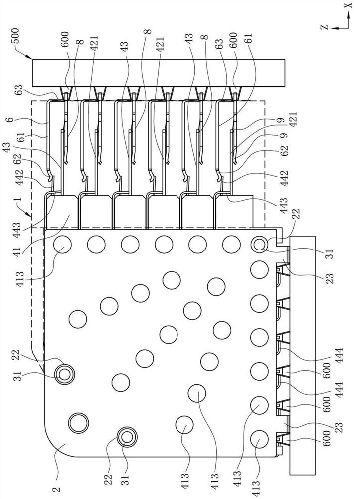 Electric connector combination and electric connector thereof