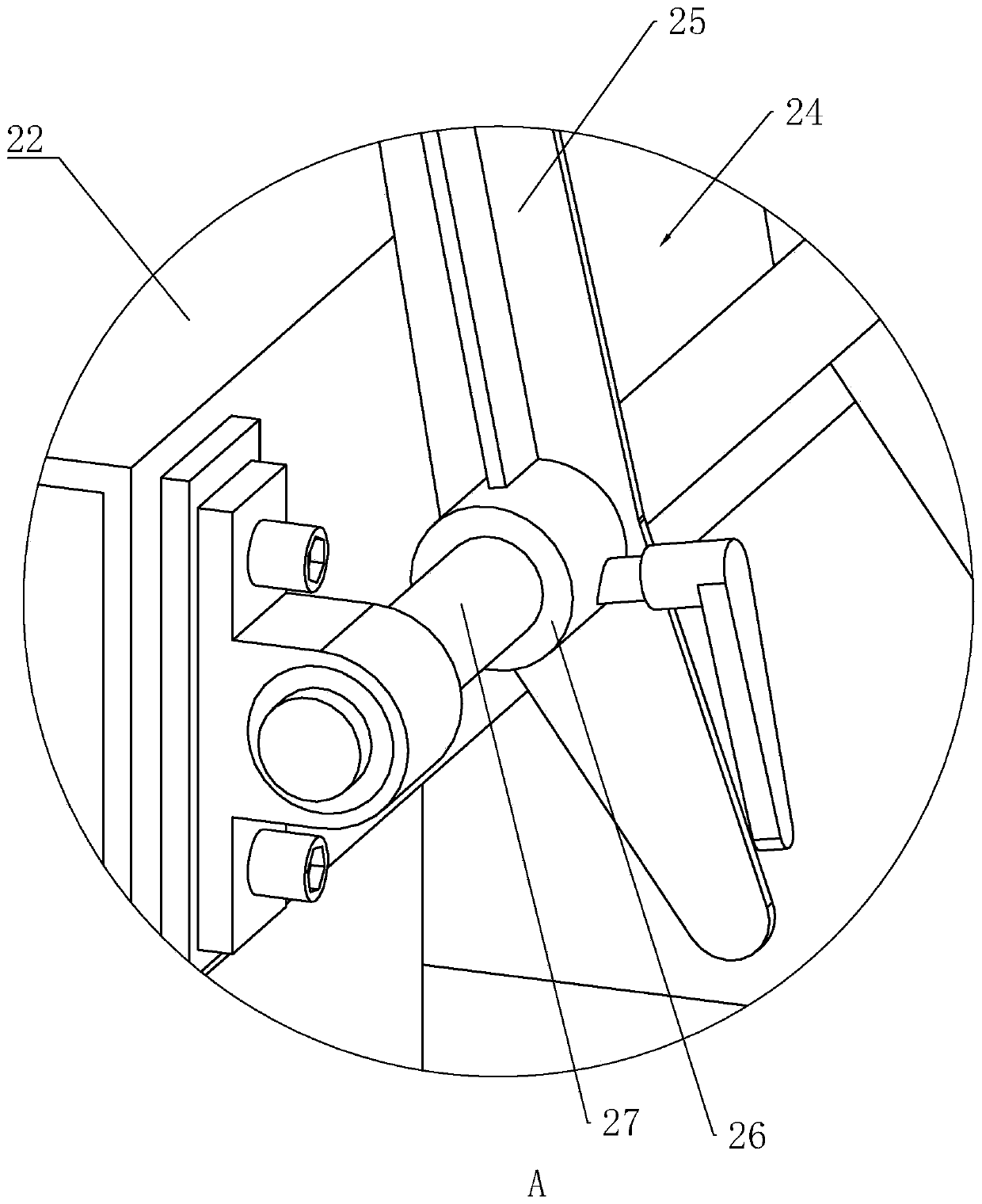 Steel coil feeding device