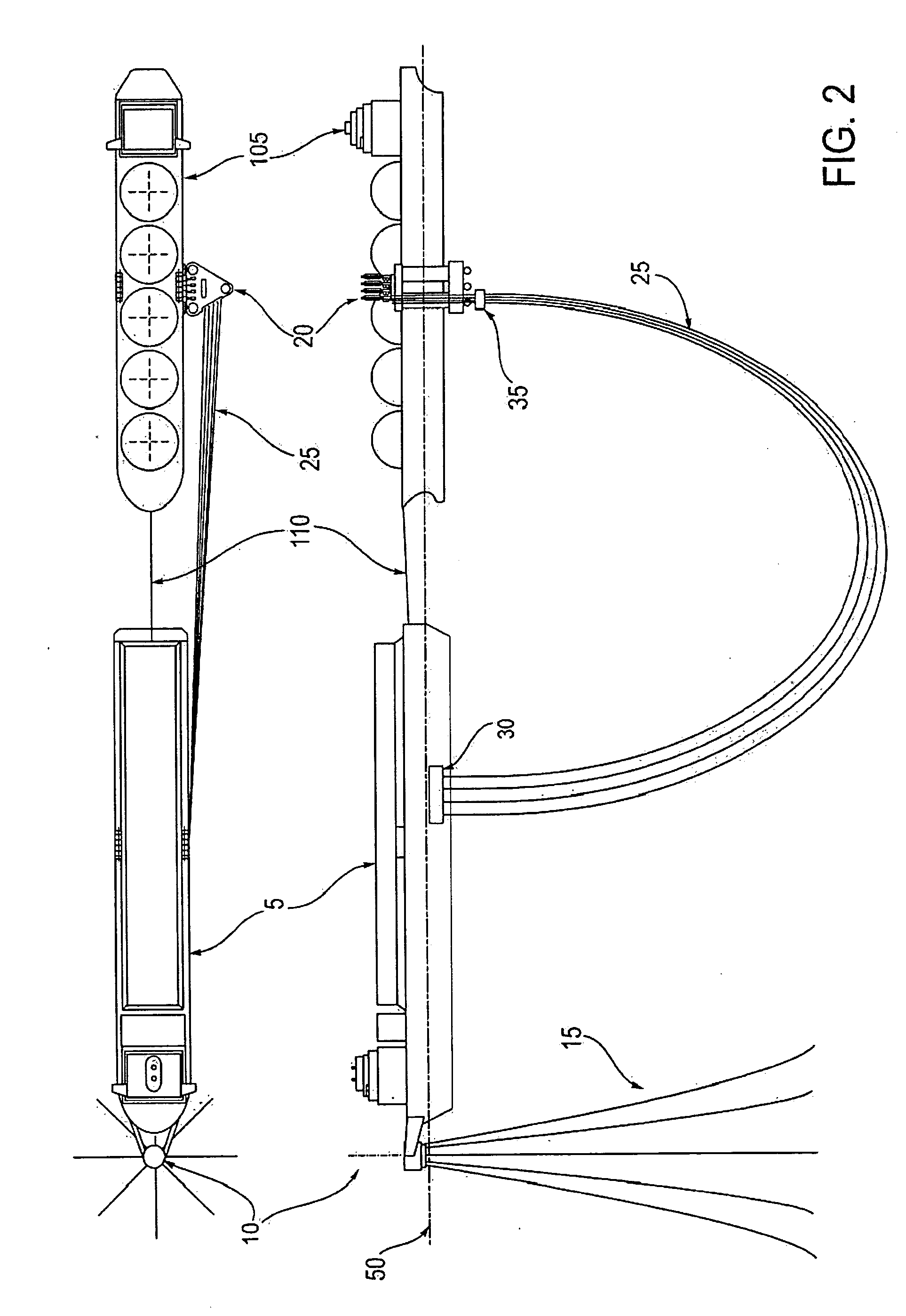 Process, vessel and system for transferring fluids between floating vessels using flexible conduit and releasable mooring system