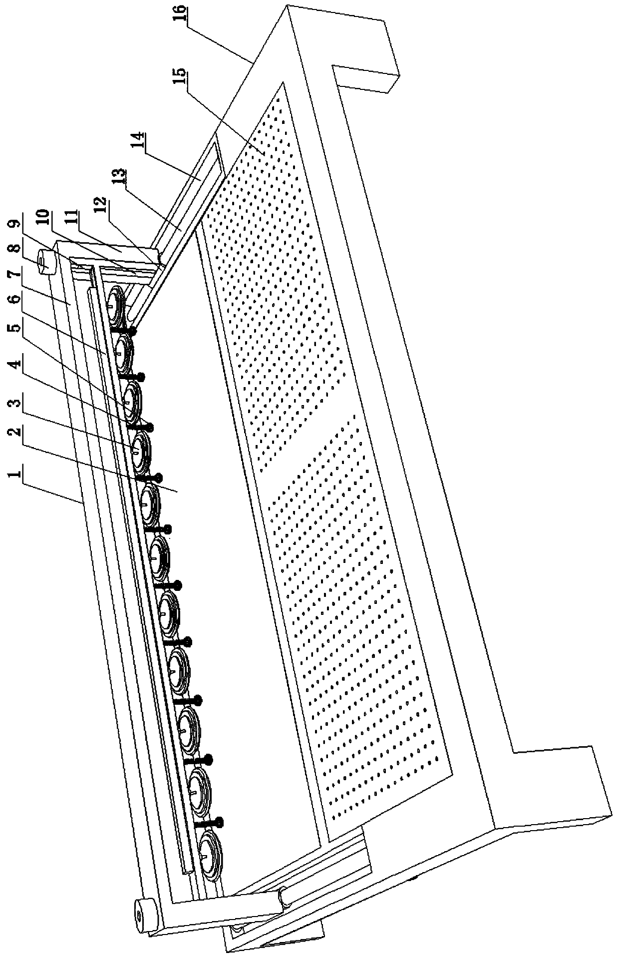 Sheet breaking table with glass transfer function