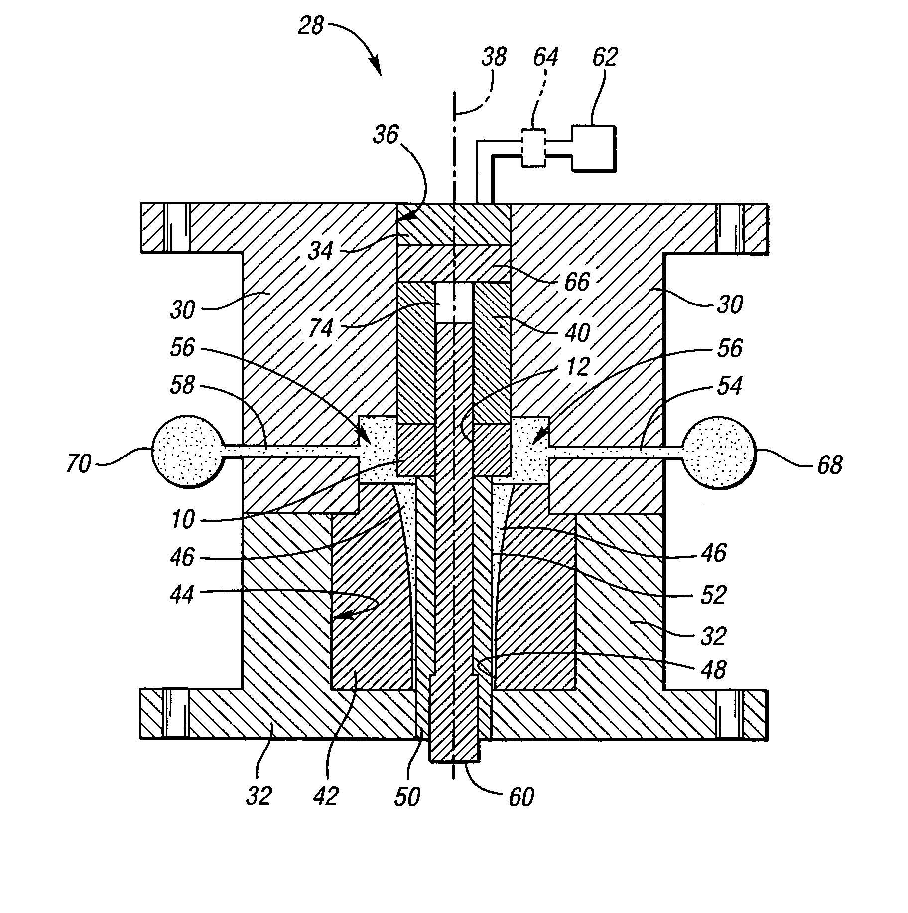 Method of net-forming an article and apparatus for same