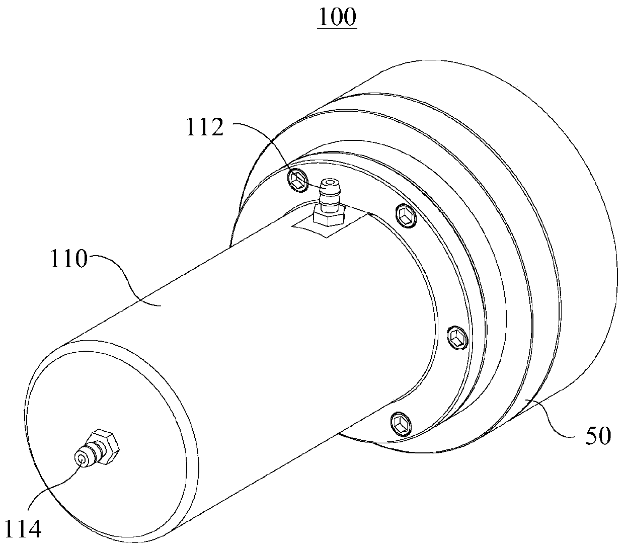 Gas concentration detection device with double channels, detection method and alarm device