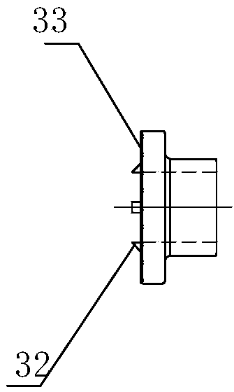 Heat expansion and cold contraction limiting rivet bolt and connecting structure