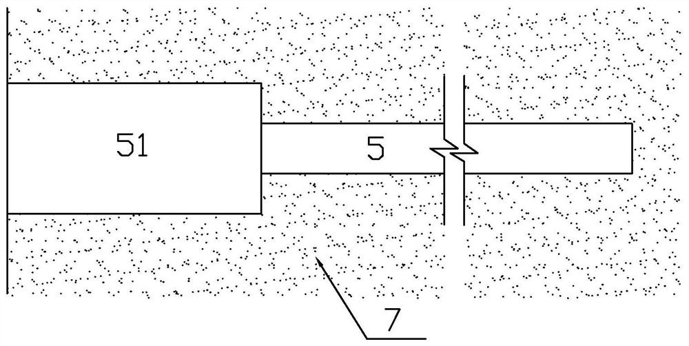 Friction constant-resistance grading yielding anchor rod