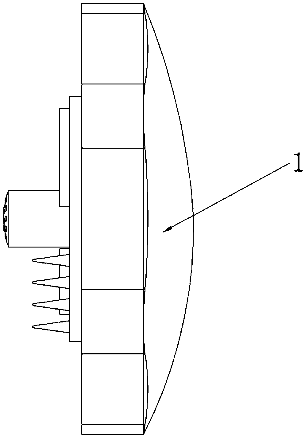 Implantable medical detection equipment