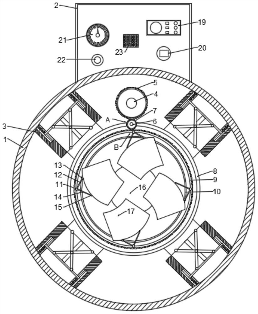 Multi-point real-time monitoring gas alarm device