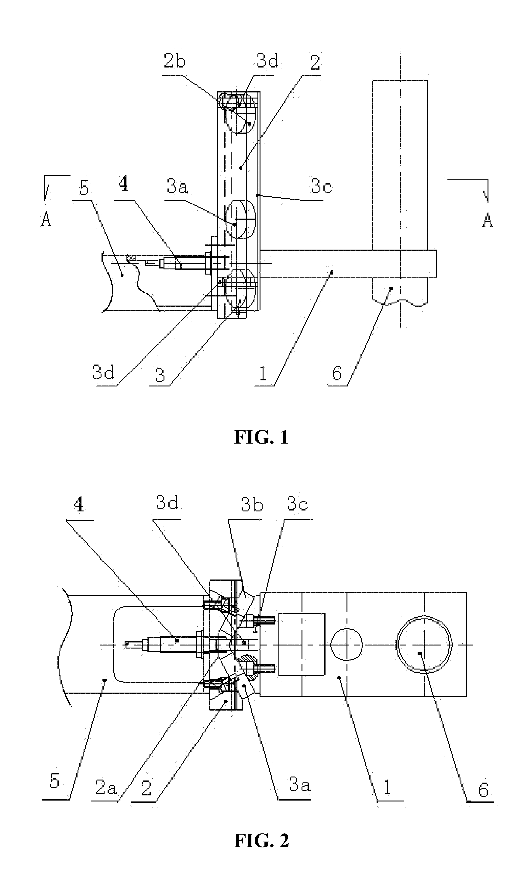 Anti-collision device for plasma vertical cutting gun