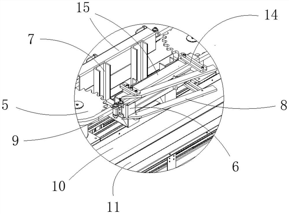 Packaging bottle handle separating equipment