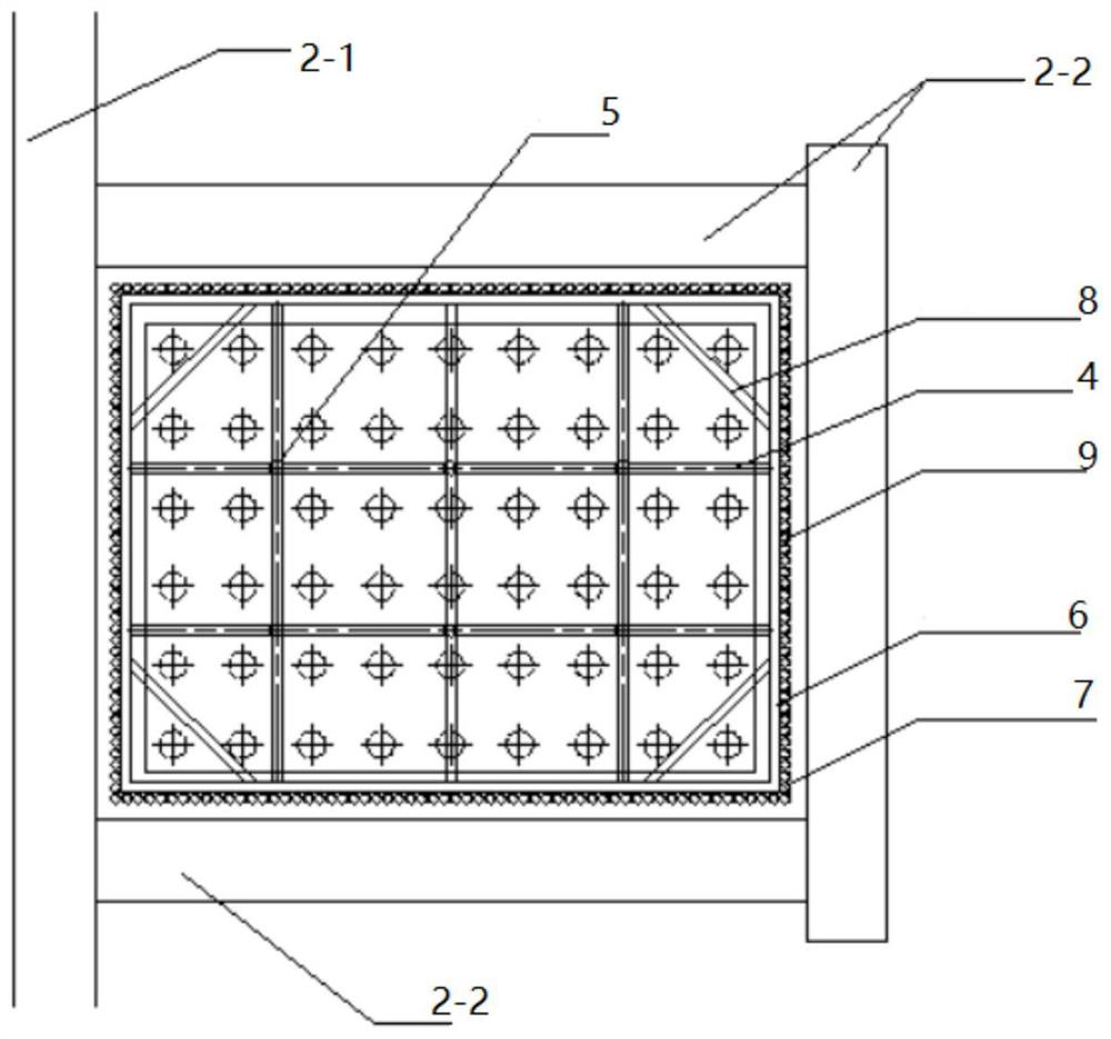 Large deep foundation protection lock catch steel pipe pile cofferdam structure and construction method thereof