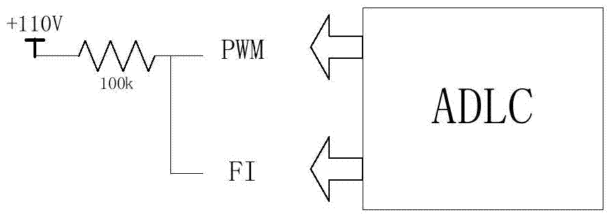 Circuit and method for self-detection of ADLC (advanced diesel locomotive controller)