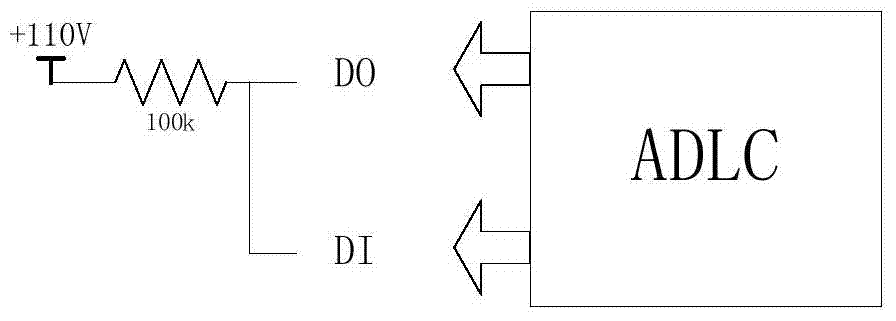 Circuit and method for self-detection of ADLC (advanced diesel locomotive controller)