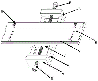 A movable magnetic limit platform