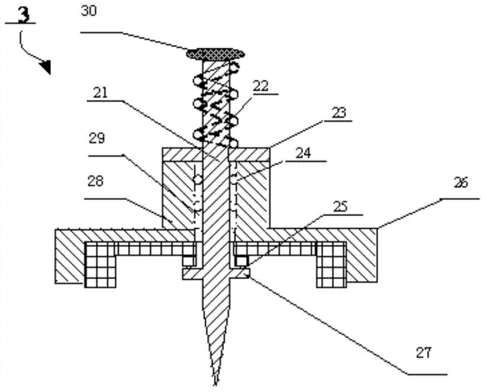 Sealed tool for standard gas preparation and preparation device comprising same