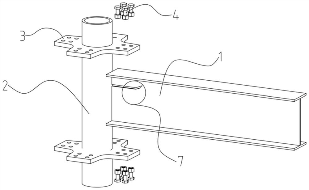 A low-level multi-storey assembled beam-column joint